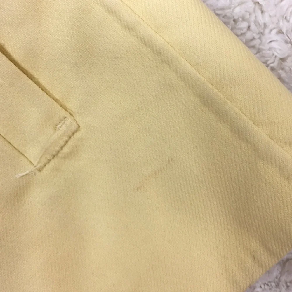 Eileen Fisher yellow dbl breasted jacket